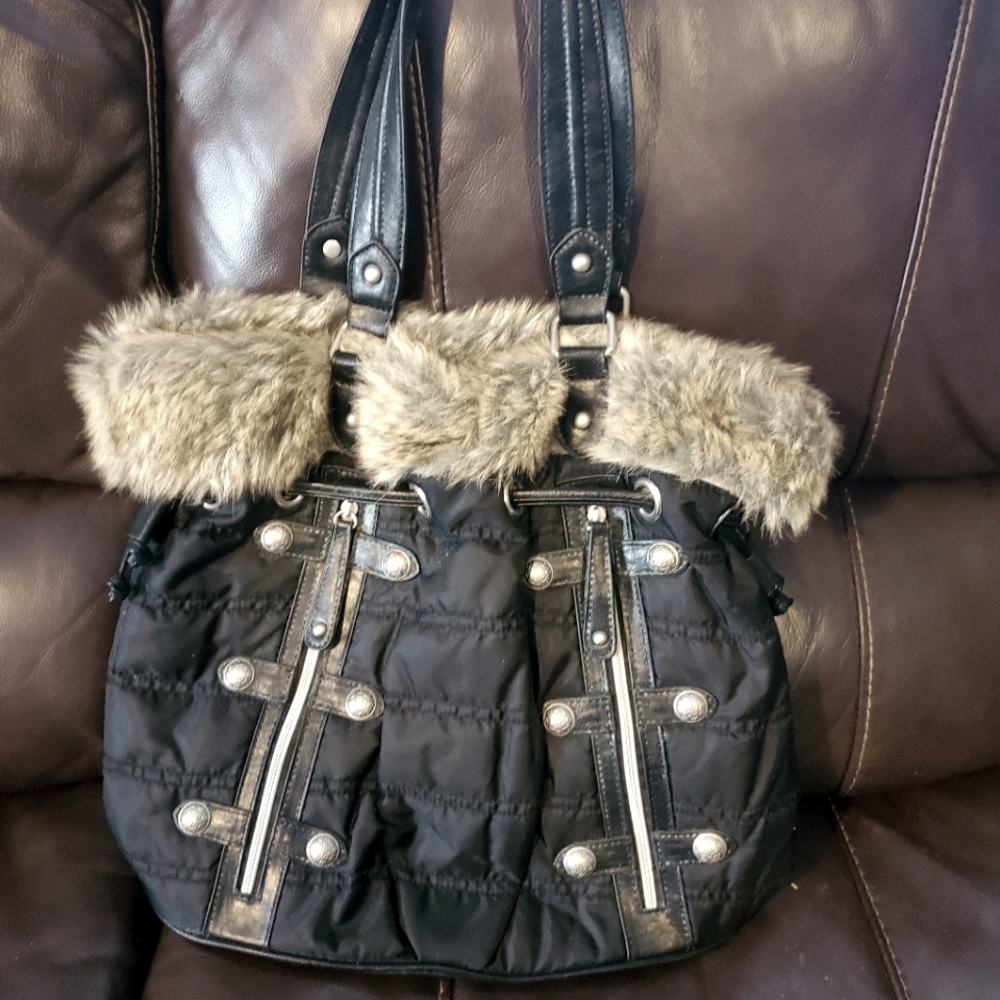Winter Faux Fur Tote